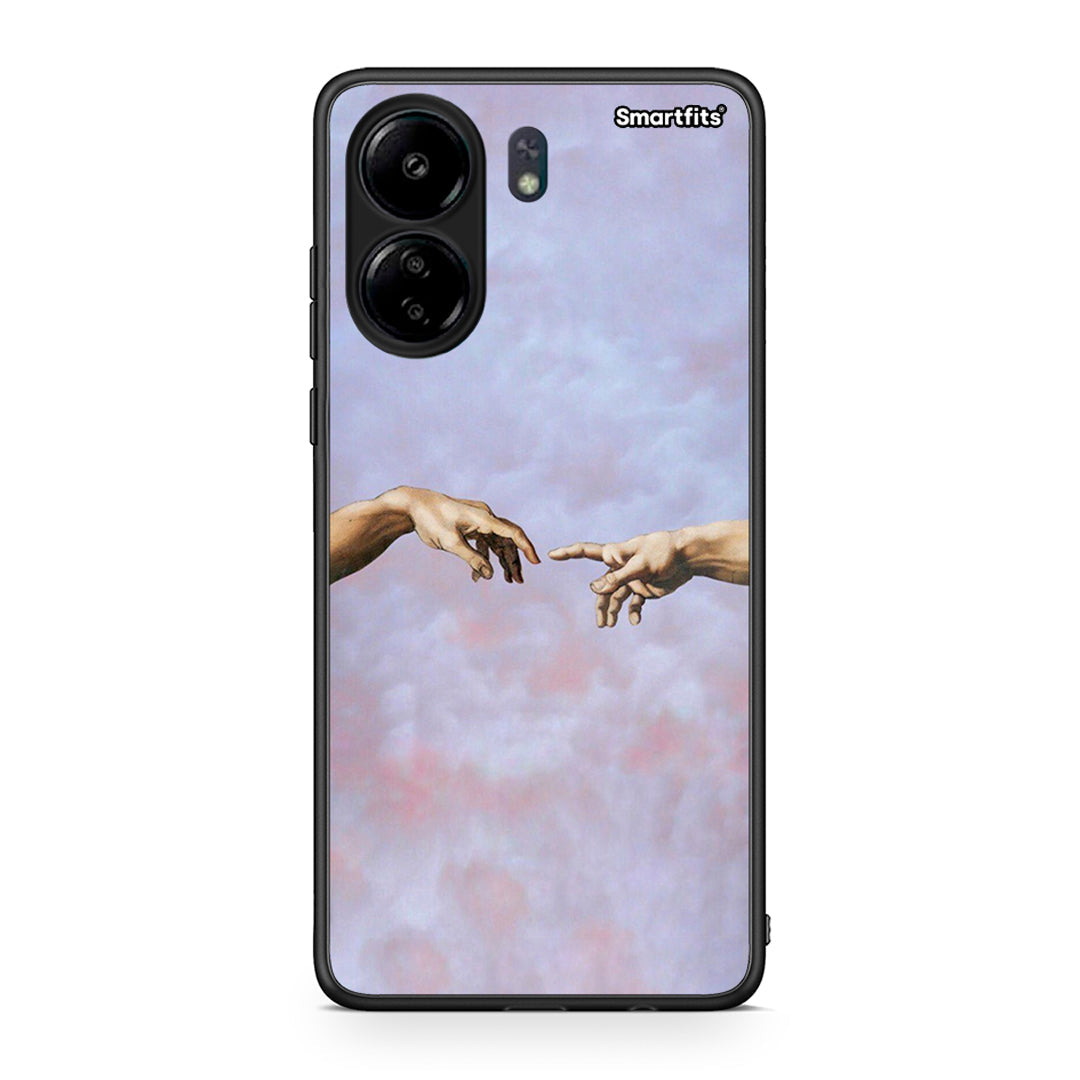 Xiaomi Redmi 13C Adam Hand θήκη από τη Smartfits με σχέδιο στο πίσω μέρος και μαύρο περίβλημα | Smartphone case with colorful back and black bezels by Smartfits