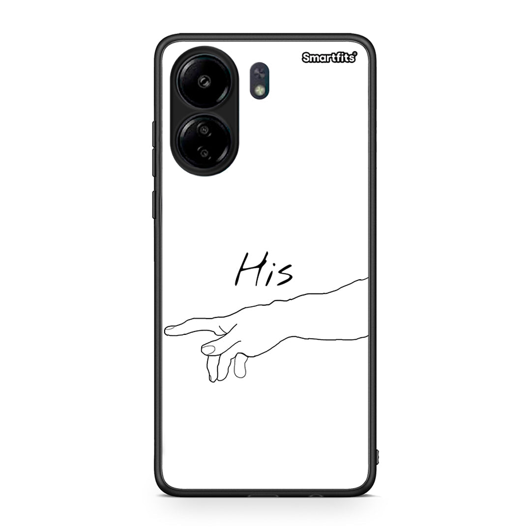 Xiaomi Redmi 13C Aeshetic Love 2 Θήκη Αγίου Βαλεντίνου από τη Smartfits με σχέδιο στο πίσω μέρος και μαύρο περίβλημα | Smartphone case with colorful back and black bezels by Smartfits