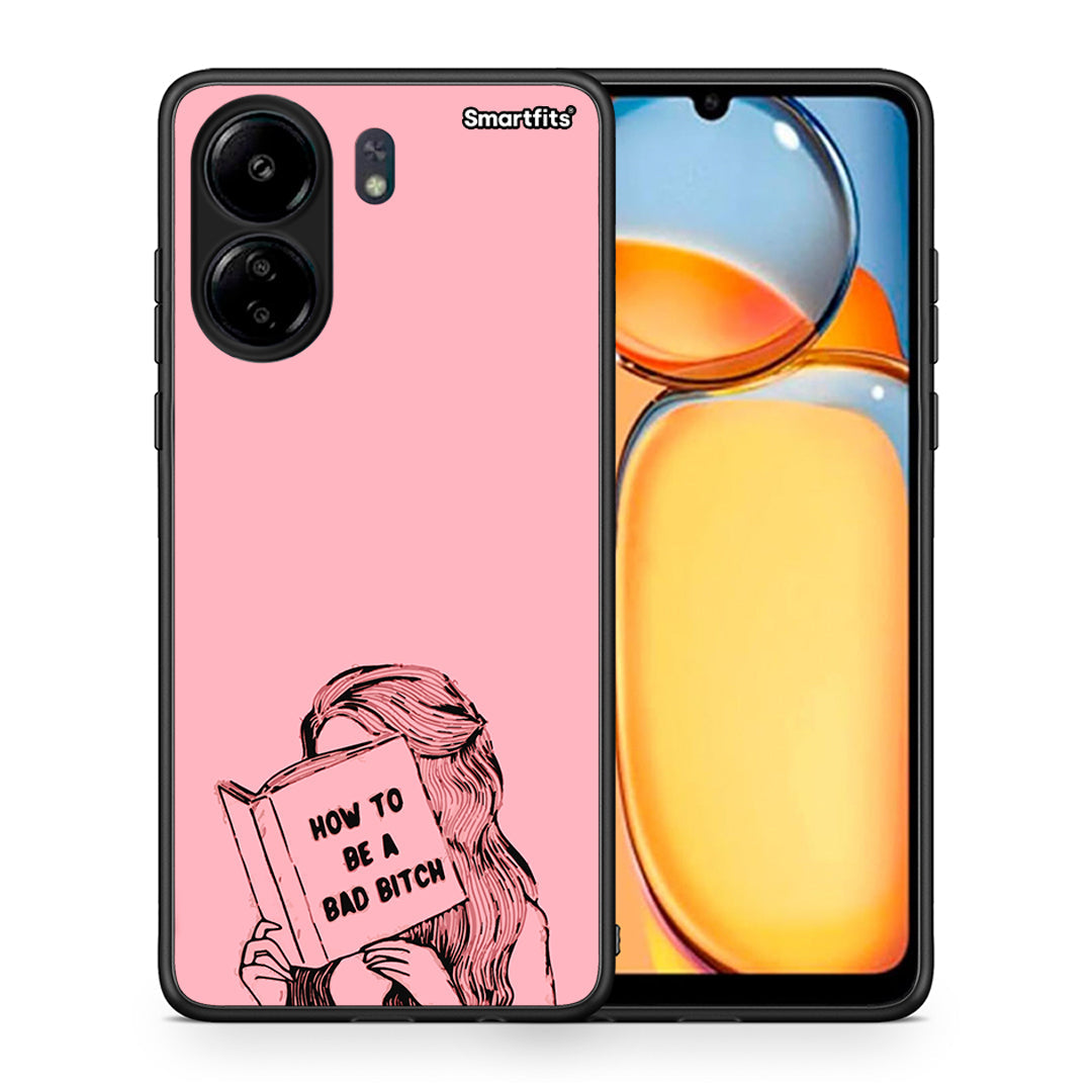 Θήκη Xiaomi Redmi 13C Bad Bitch από τη Smartfits με σχέδιο στο πίσω μέρος και μαύρο περίβλημα | Xiaomi Redmi 13C Bad Bitch case with colorful back and black bezels