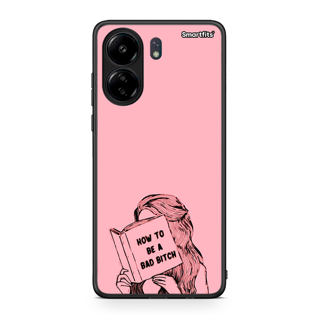 Xiaomi Redmi 13C Bad Bitch θήκη από τη Smartfits με σχέδιο στο πίσω μέρος και μαύρο περίβλημα | Smartphone case with colorful back and black bezels by Smartfits