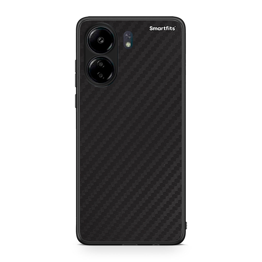 Xiaomi Redmi 13C Carbon Black θήκη από τη Smartfits με σχέδιο στο πίσω μέρος και μαύρο περίβλημα | Smartphone case with colorful back and black bezels by Smartfits