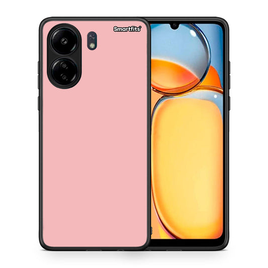 Θήκη Xiaomi Redmi 13C Nude Color από τη Smartfits με σχέδιο στο πίσω μέρος και μαύρο περίβλημα | Xiaomi Redmi 13C Nude Color case with colorful back and black bezels