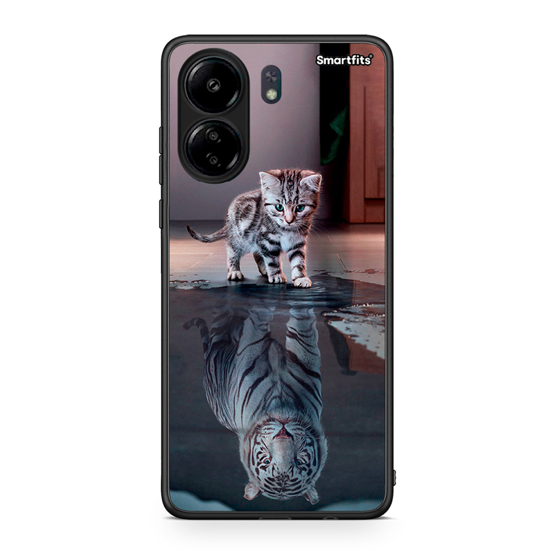 4 - Xiaomi Redmi 13C Tiger Cute case, cover, bumper