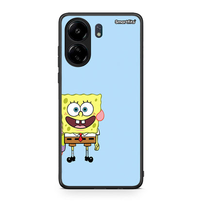 Xiaomi Redmi 13C Friends Bob θήκη από τη Smartfits με σχέδιο στο πίσω μέρος και μαύρο περίβλημα | Smartphone case with colorful back and black bezels by Smartfits