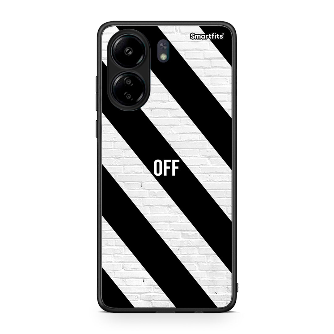Xiaomi Redmi 13C Get Off θήκη από τη Smartfits με σχέδιο στο πίσω μέρος και μαύρο περίβλημα | Smartphone case with colorful back and black bezels by Smartfits