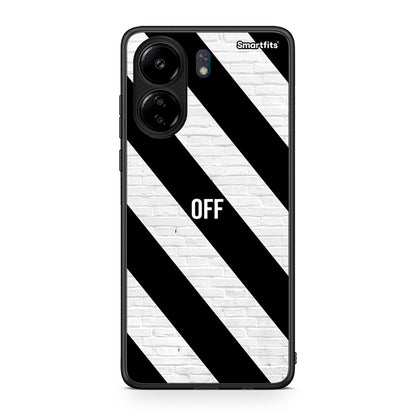 Xiaomi Redmi 13C Get Off θήκη από τη Smartfits με σχέδιο στο πίσω μέρος και μαύρο περίβλημα | Smartphone case with colorful back and black bezels by Smartfits