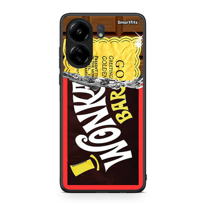 Xiaomi Redmi 13C Golden Ticket θήκη από τη Smartfits με σχέδιο στο πίσω μέρος και μαύρο περίβλημα | Smartphone case with colorful back and black bezels by Smartfits