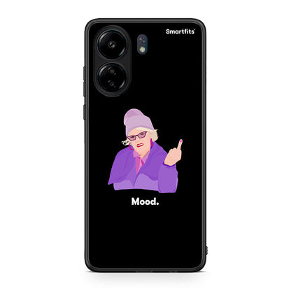 Xiaomi Redmi 13C Grandma Mood Black θήκη από τη Smartfits με σχέδιο στο πίσω μέρος και μαύρο περίβλημα | Smartphone case with colorful back and black bezels by Smartfits
