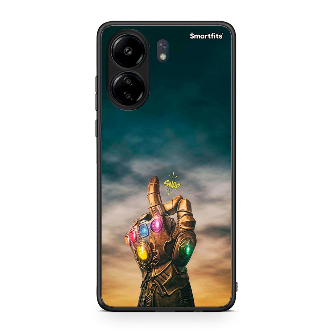 Xiaomi Redmi 13C Infinity Snap θήκη από τη Smartfits με σχέδιο στο πίσω μέρος και μαύρο περίβλημα | Smartphone case with colorful back and black bezels by Smartfits