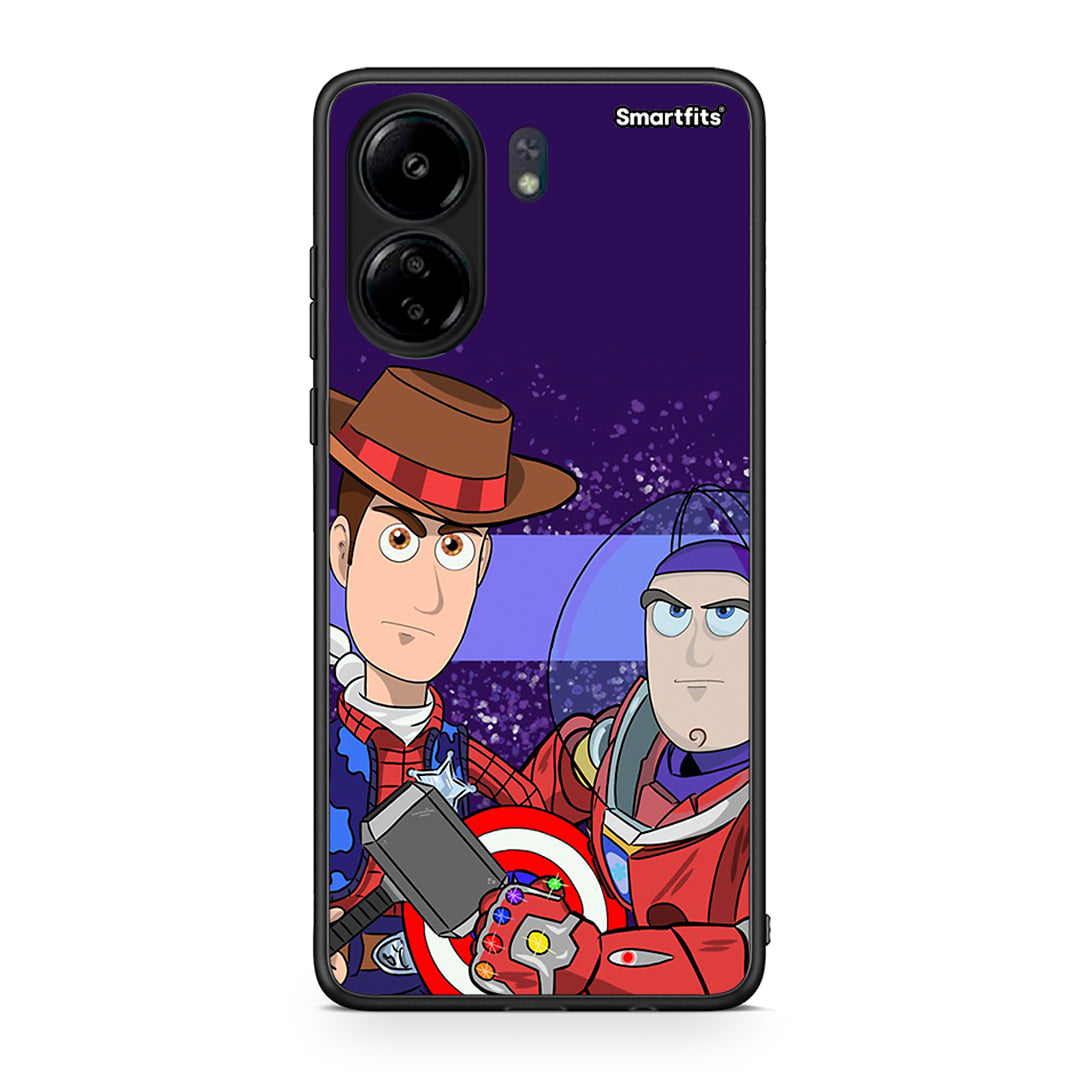 Xiaomi Redmi 13C Infinity Story θήκη από τη Smartfits με σχέδιο στο πίσω μέρος και μαύρο περίβλημα | Smartphone case with colorful back and black bezels by Smartfits