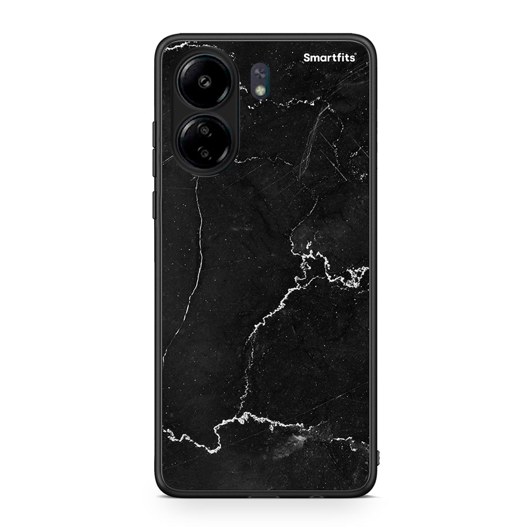 Xiaomi Redmi 13C Marble Black θήκη από τη Smartfits με σχέδιο στο πίσω μέρος και μαύρο περίβλημα | Smartphone case with colorful back and black bezels by Smartfits