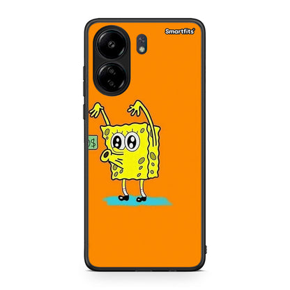 Xiaomi Redmi 13C No Money 2 Θήκη Αγίου Βαλεντίνου από τη Smartfits με σχέδιο στο πίσω μέρος και μαύρο περίβλημα | Smartphone case with colorful back and black bezels by Smartfits