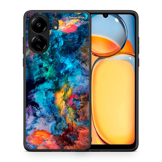 Θήκη Xiaomi Redmi 13C Crayola Paint από τη Smartfits με σχέδιο στο πίσω μέρος και μαύρο περίβλημα | Xiaomi Redmi 13C Crayola Paint case with colorful back and black bezels