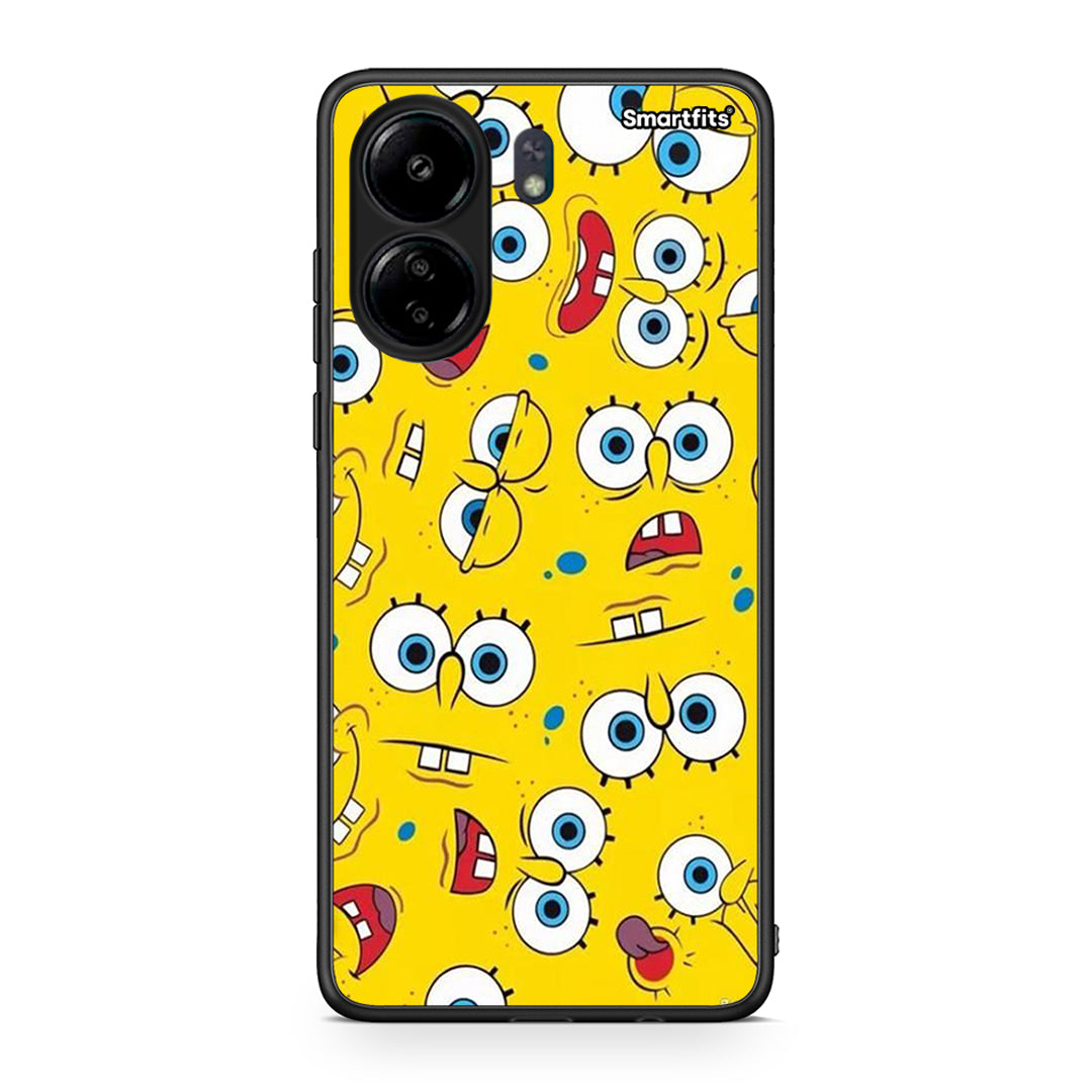 4 - Xiaomi Redmi 13C Sponge PopArt case, cover, bumper