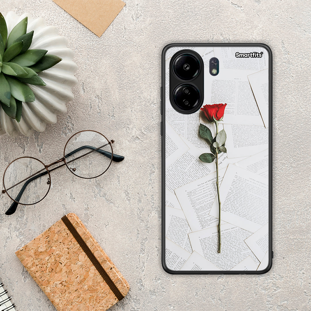 Red Rose - Xiaomi Redmi 13C θήκη