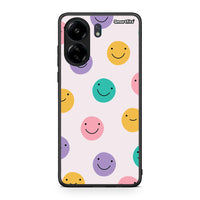 Thumbnail for Xiaomi Redmi 13C Smiley Faces θήκη από τη Smartfits με σχέδιο στο πίσω μέρος και μαύρο περίβλημα | Smartphone case with colorful back and black bezels by Smartfits