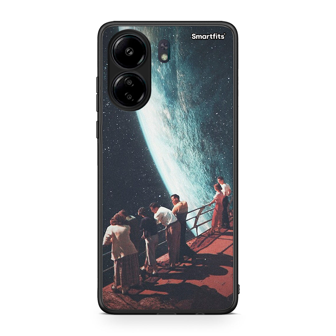 Xiaomi Redmi 13C Surreal View θήκη από τη Smartfits με σχέδιο στο πίσω μέρος και μαύρο περίβλημα | Smartphone case with colorful back and black bezels by Smartfits