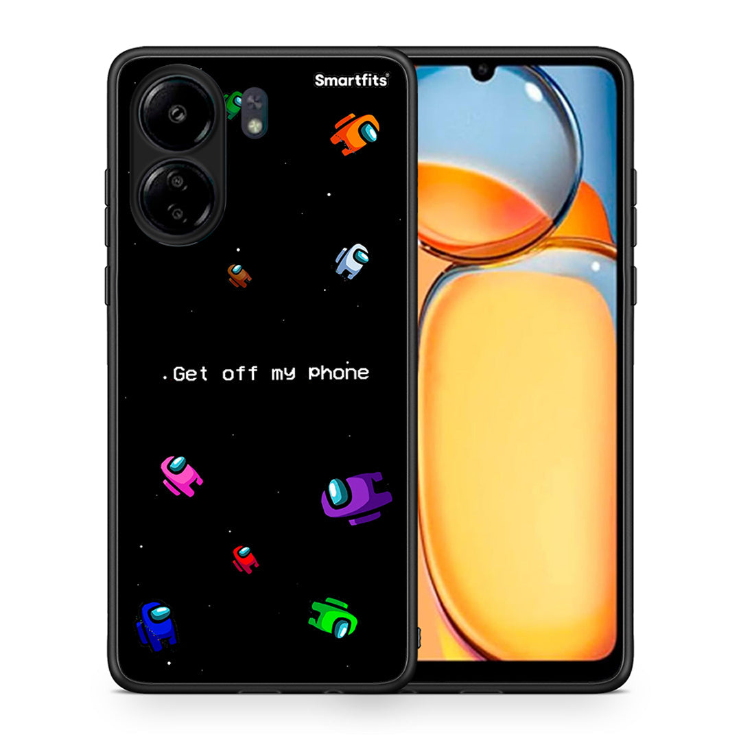 Θήκη Xiaomi Redmi 13C AFK Text από τη Smartfits με σχέδιο στο πίσω μέρος και μαύρο περίβλημα | Xiaomi Redmi 13C AFK Text case with colorful back and black bezels