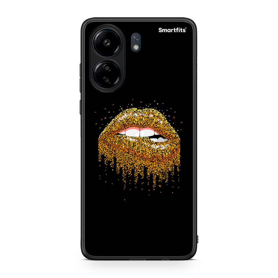 4 - Xiaomi Redmi 13C Golden Valentine case, cover, bumper