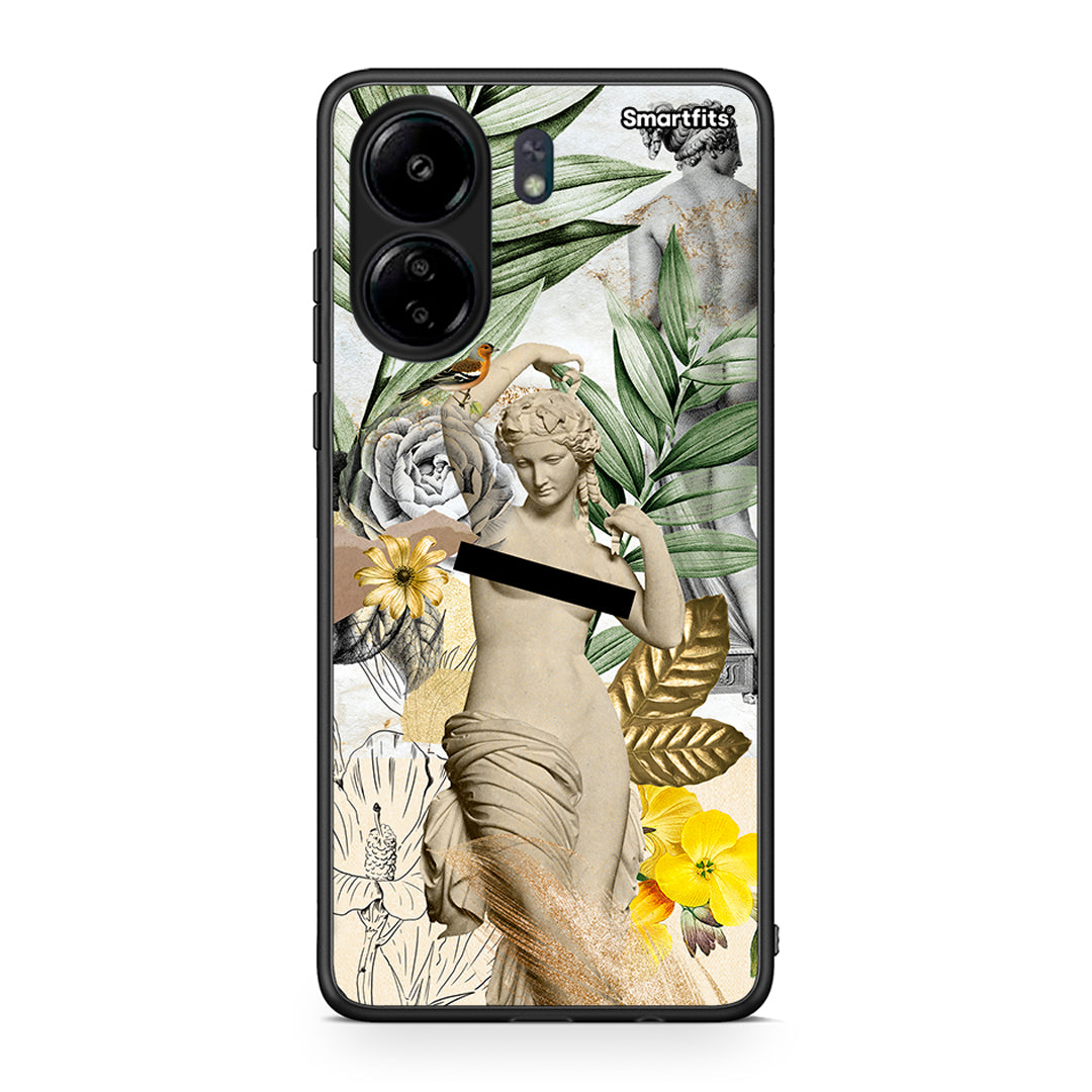 Xiaomi Redmi 13C Woman Statue θήκη από τη Smartfits με σχέδιο στο πίσω μέρος και μαύρο περίβλημα | Smartphone case with colorful back and black bezels by Smartfits