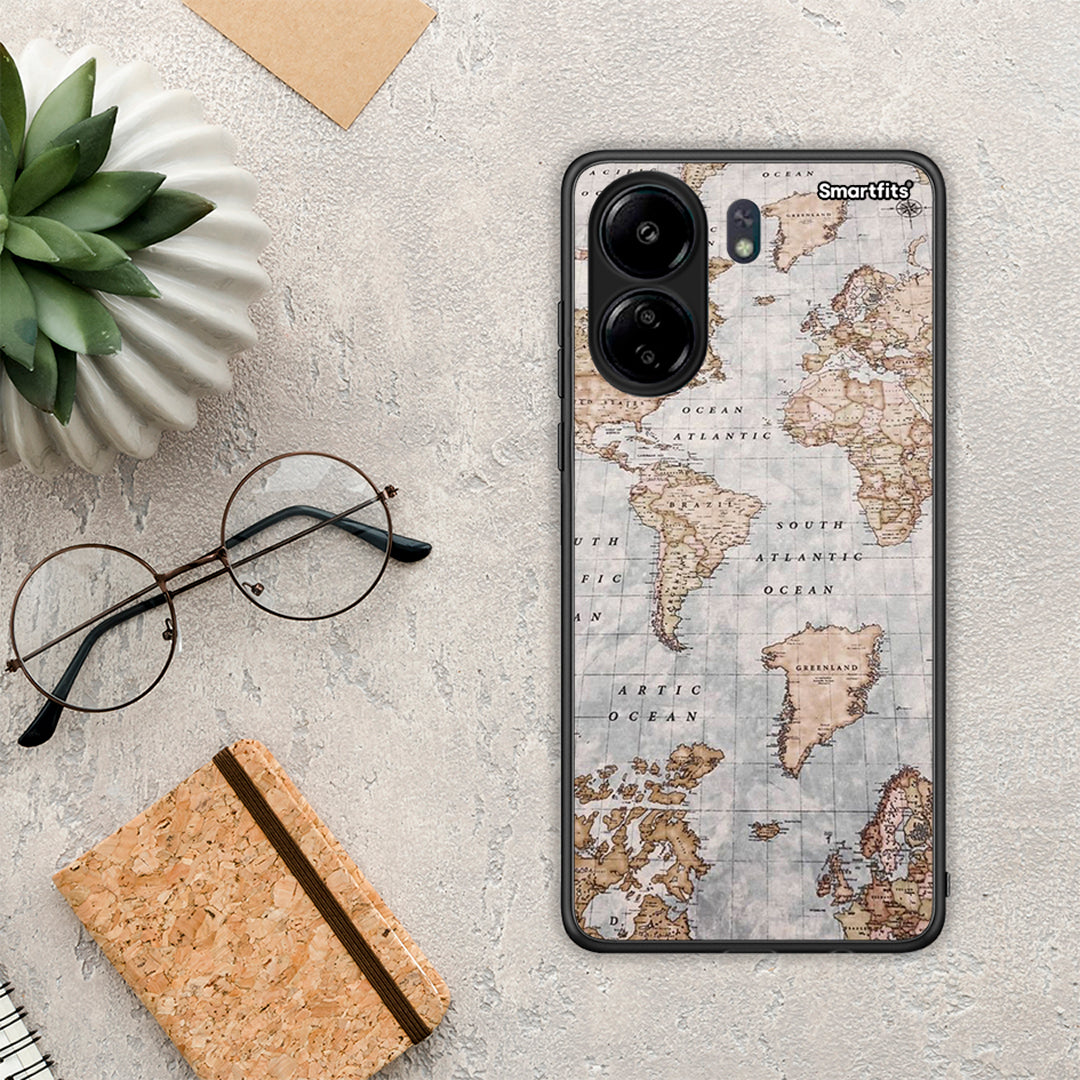 World Map - Xiaomi Redmi 13C θήκη