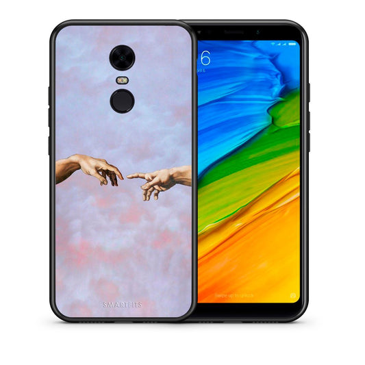 Θήκη Xiaomi Redmi 5 Plus Adam Hand από τη Smartfits με σχέδιο στο πίσω μέρος και μαύρο περίβλημα | Xiaomi Redmi 5 Plus Adam Hand case with colorful back and black bezels