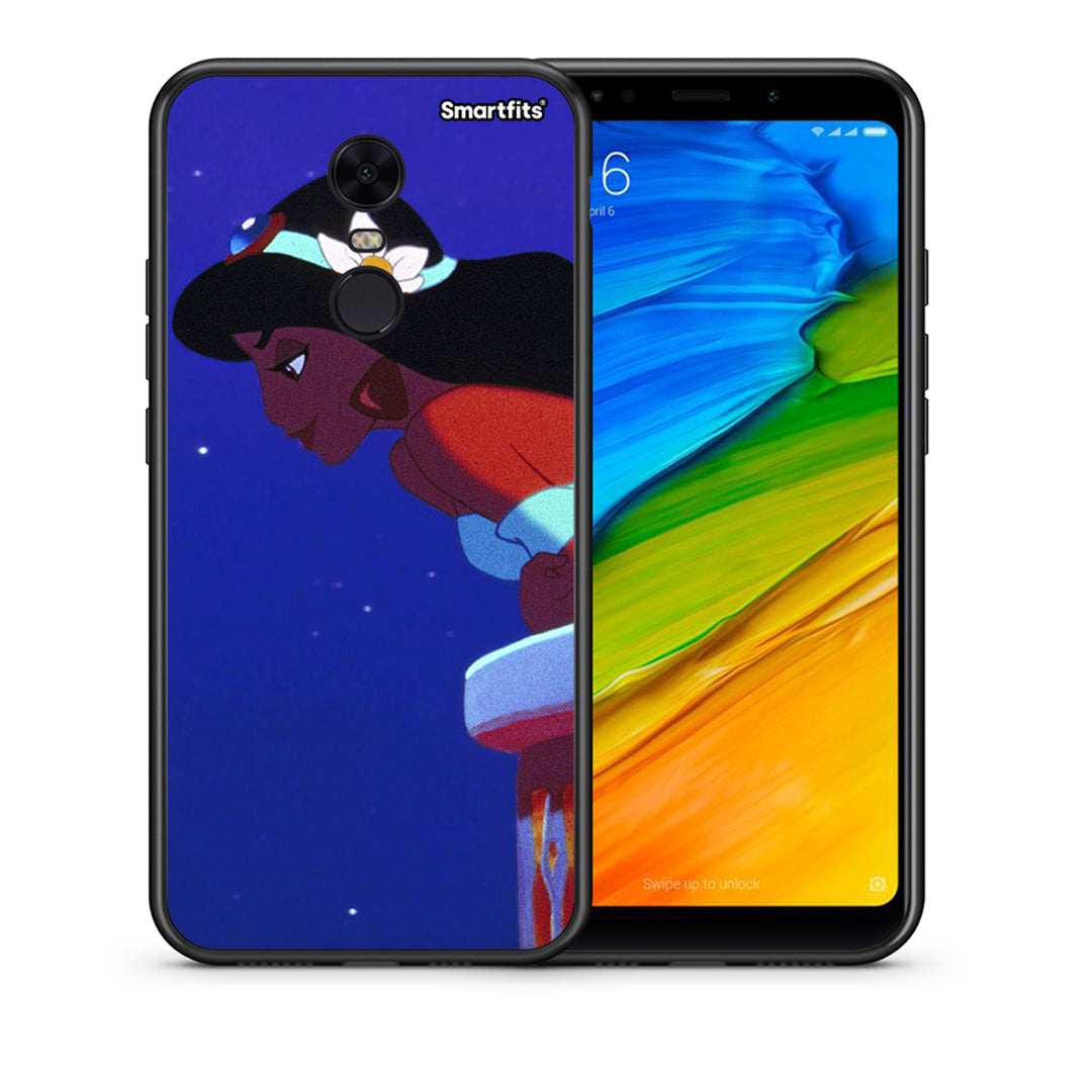 Θήκη Xiaomi Redmi 5 Plus Alladin And Jasmine Love 2 από τη Smartfits με σχέδιο στο πίσω μέρος και μαύρο περίβλημα | Xiaomi Redmi 5 Plus Alladin And Jasmine Love 2 case with colorful back and black bezels