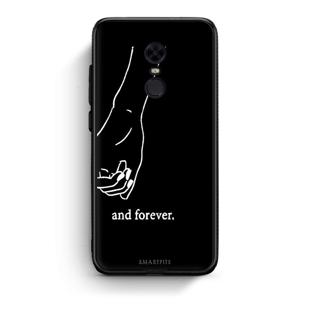 Xiaomi Redmi 5 Plus Always & Forever 2 Θήκη Αγίου Βαλεντίνου από τη Smartfits με σχέδιο στο πίσω μέρος και μαύρο περίβλημα | Smartphone case with colorful back and black bezels by Smartfits