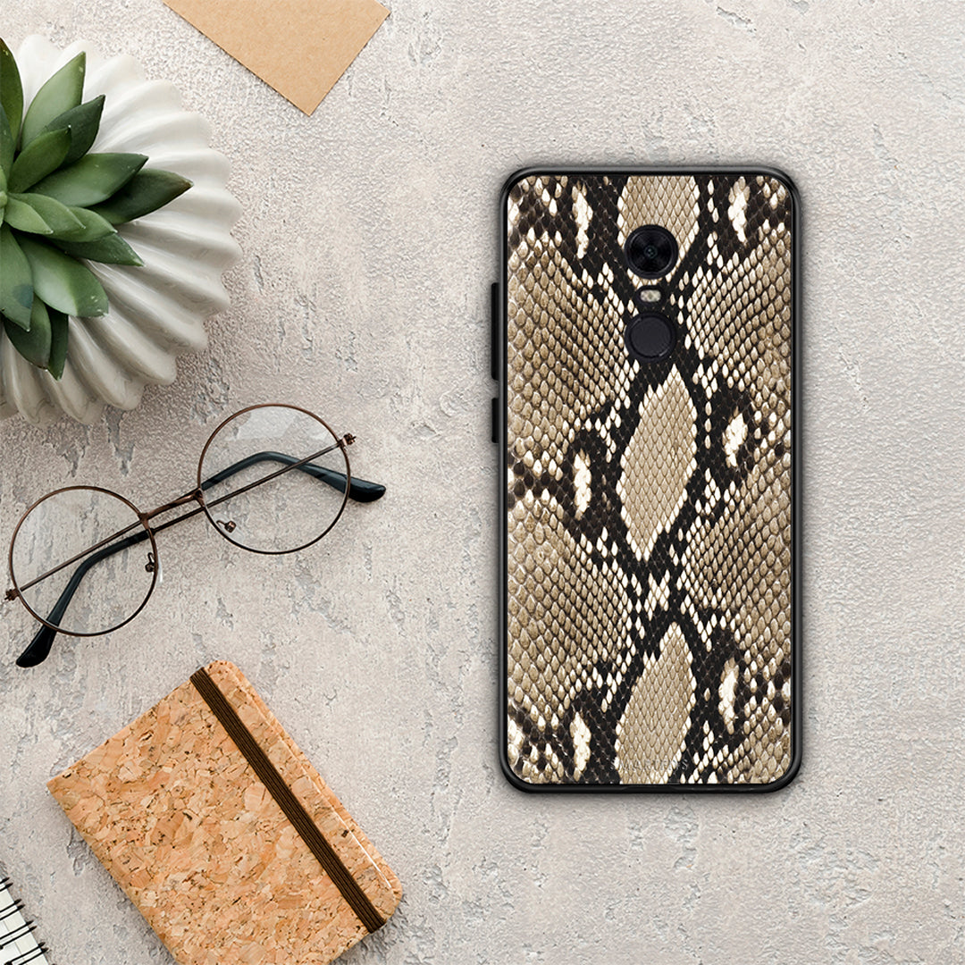 Animal Fashion Snake - Xiaomi Redmi 5 Plus θήκη