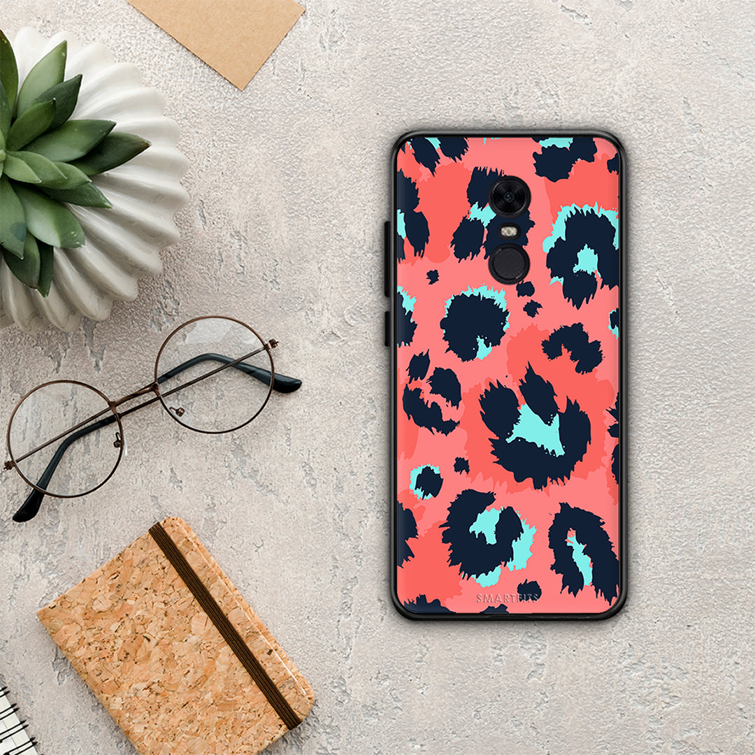 Animal Pink Leopard - Xiaomi Redmi 5 Plus θήκη
