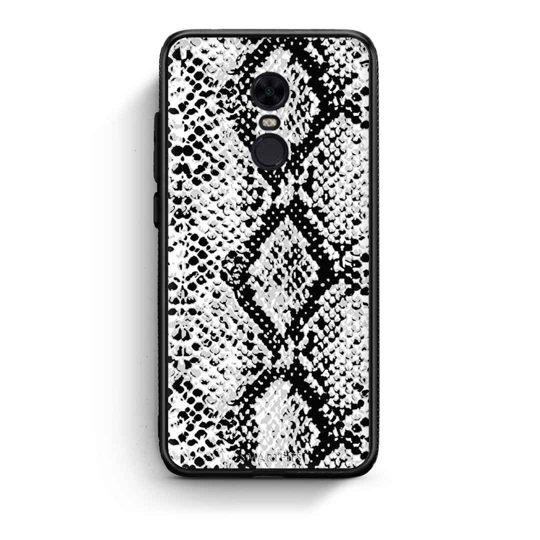 24 - Xiaomi Redmi 5 Plus  White Snake Animal case, cover, bumper