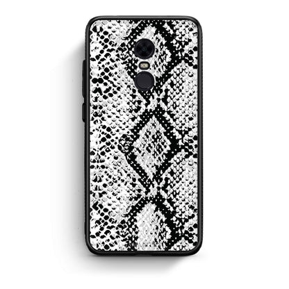 24 - Xiaomi Redmi 5 Plus  White Snake Animal case, cover, bumper