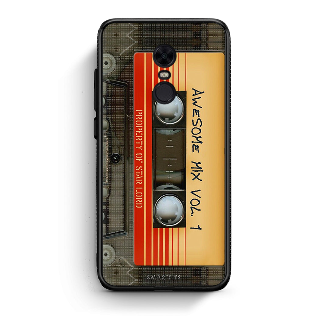 Xiaomi Redmi 5 Plus Awesome Mix θήκη από τη Smartfits με σχέδιο στο πίσω μέρος και μαύρο περίβλημα | Smartphone case with colorful back and black bezels by Smartfits