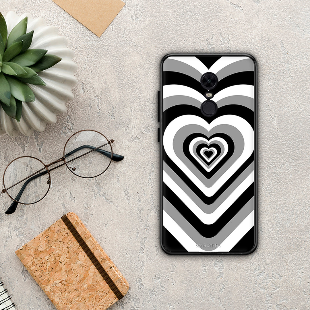 Black Hearts - Xiaomi Redmi 5 Plus θήκη