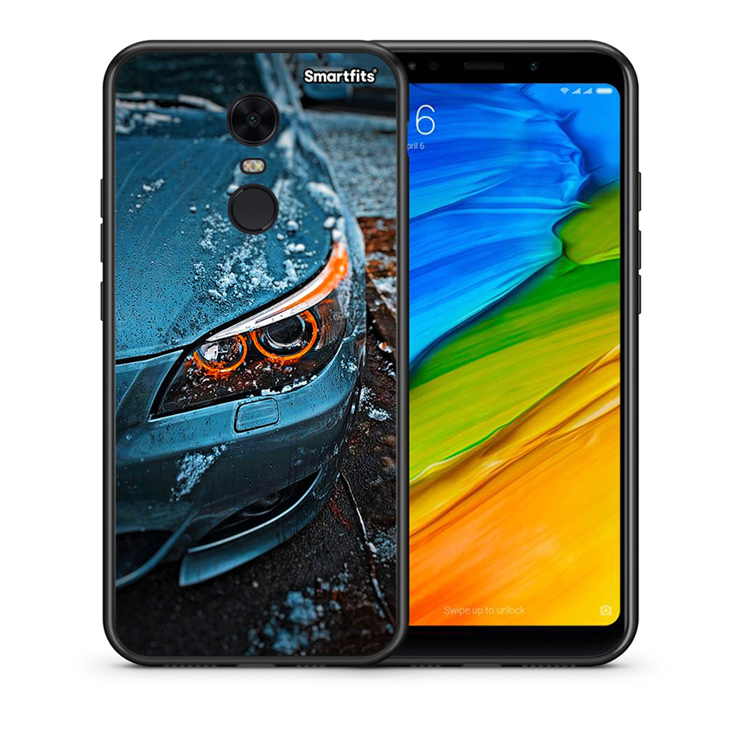 Θήκη Xiaomi Redmi 5 Plus Bmw E60 από τη Smartfits με σχέδιο στο πίσω μέρος και μαύρο περίβλημα | Xiaomi Redmi 5 Plus Bmw E60 case with colorful back and black bezels