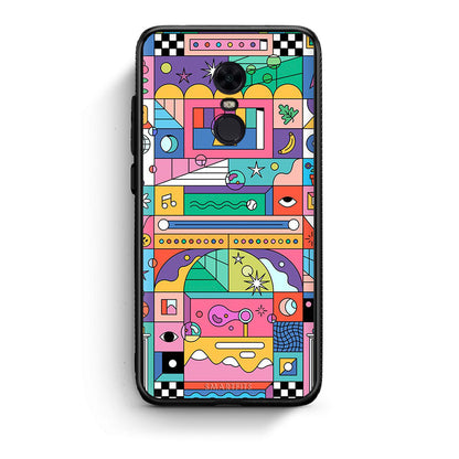 Xiaomi Redmi 5 Plus Bubbles Soap θήκη από τη Smartfits με σχέδιο στο πίσω μέρος και μαύρο περίβλημα | Smartphone case with colorful back and black bezels by Smartfits