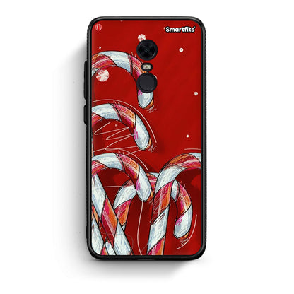 Xiaomi Redmi 5 Plus Candy Cane θήκη από τη Smartfits με σχέδιο στο πίσω μέρος και μαύρο περίβλημα | Smartphone case with colorful back and black bezels by Smartfits