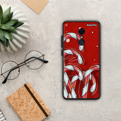 Candy Cane - Xiaomi Redmi 5 Plus θήκη