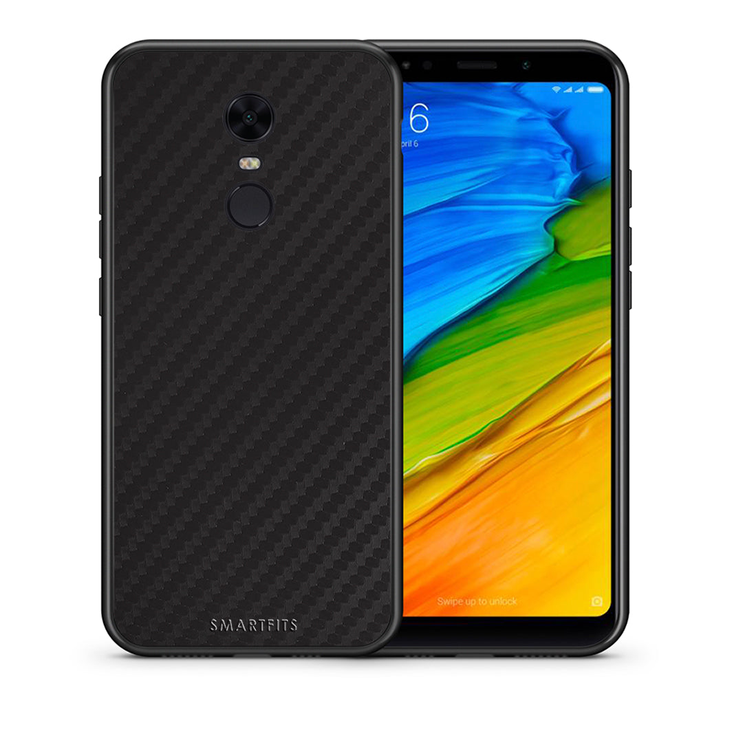 Θήκη Xiaomi Redmi 5 Plus Carbon Black από τη Smartfits με σχέδιο στο πίσω μέρος και μαύρο περίβλημα | Xiaomi Redmi 5 Plus Carbon Black case with colorful back and black bezels