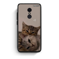 Thumbnail for Xiaomi Redmi 5 Plus Cats In Love Θήκη από τη Smartfits με σχέδιο στο πίσω μέρος και μαύρο περίβλημα | Smartphone case with colorful back and black bezels by Smartfits