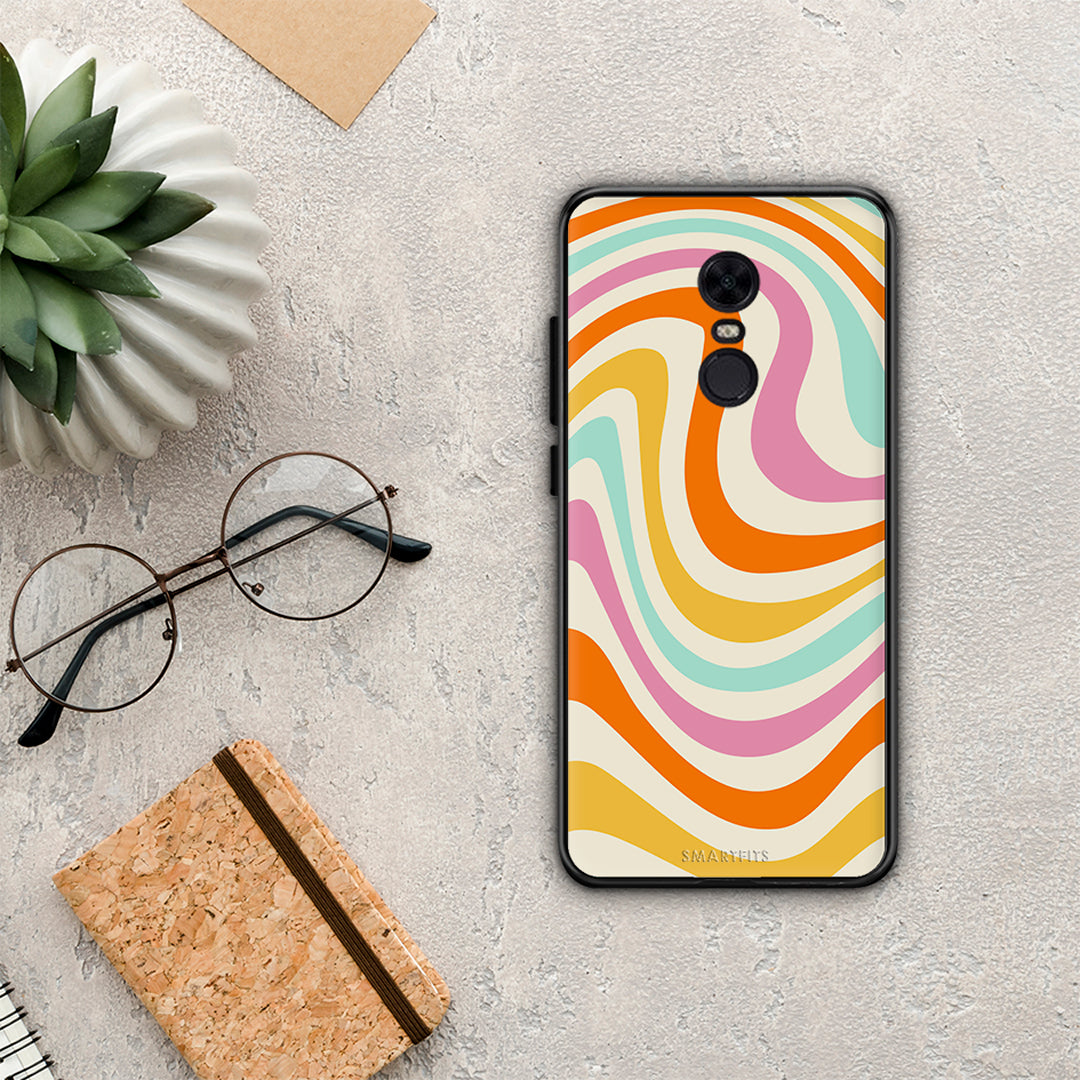 Colourful Waves - Xiaomi Redmi 5 Plus θήκη