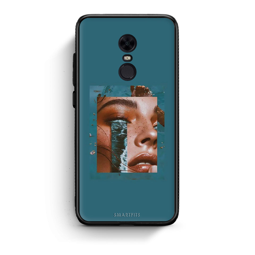 Xiaomi Redmi 5 Plus Cry An Ocean θήκη από τη Smartfits με σχέδιο στο πίσω μέρος και μαύρο περίβλημα | Smartphone case with colorful back and black bezels by Smartfits