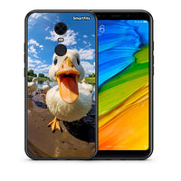Thumbnail for Θήκη Xiaomi Redmi 5 Plus Duck Face από τη Smartfits με σχέδιο στο πίσω μέρος και μαύρο περίβλημα | Xiaomi Redmi 5 Plus Duck Face case with colorful back and black bezels