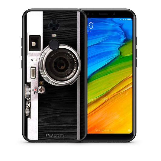 Θήκη Xiaomi Redmi 5 Plus Emily In Paris από τη Smartfits με σχέδιο στο πίσω μέρος και μαύρο περίβλημα | Xiaomi Redmi 5 Plus Emily In Paris case with colorful back and black bezels