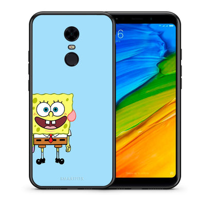 Θήκη Xiaomi Redmi 5 Plus Friends Bob από τη Smartfits με σχέδιο στο πίσω μέρος και μαύρο περίβλημα | Xiaomi Redmi 5 Plus Friends Bob case with colorful back and black bezels