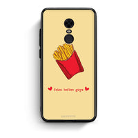 Thumbnail for Xiaomi Redmi 5 Plus Fries Before Guys Θήκη Αγίου Βαλεντίνου από τη Smartfits με σχέδιο στο πίσω μέρος και μαύρο περίβλημα | Smartphone case with colorful back and black bezels by Smartfits