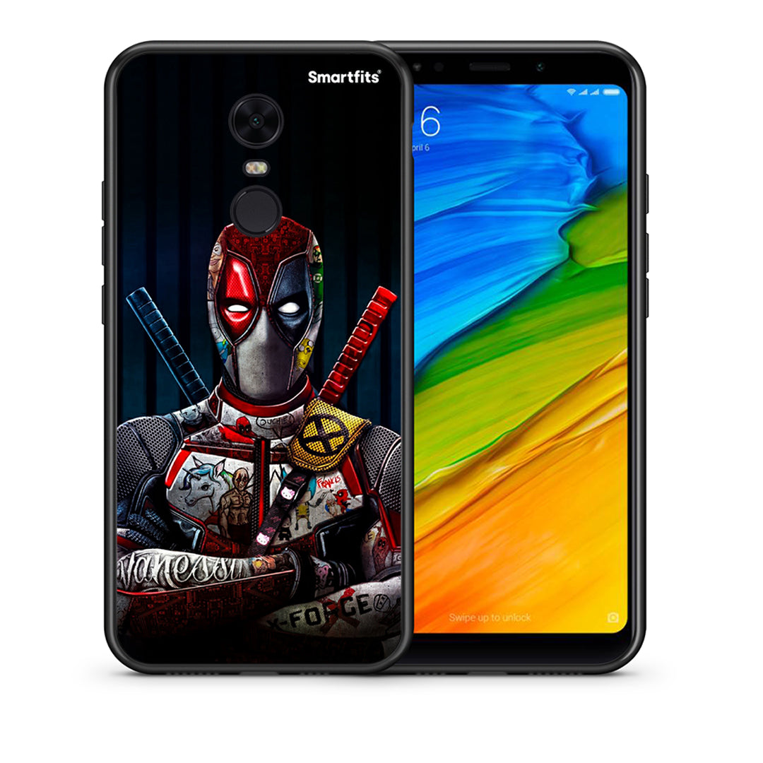 Θήκη Xiaomi Redmi 5 Plus Funny Guy από τη Smartfits με σχέδιο στο πίσω μέρος και μαύρο περίβλημα | Xiaomi Redmi 5 Plus Funny Guy case with colorful back and black bezels