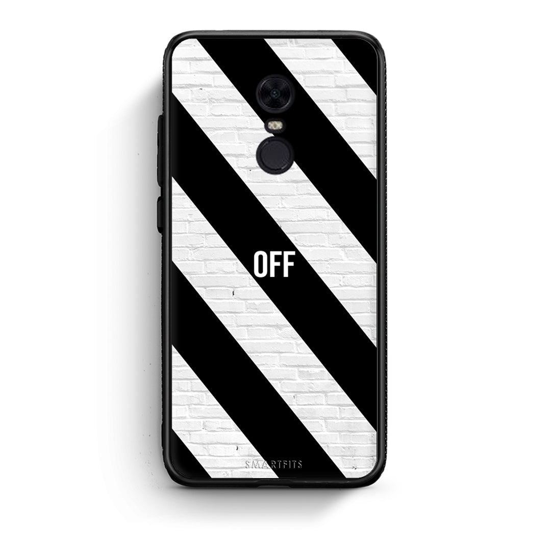 Xiaomi Redmi 5 Plus Get Off θήκη από τη Smartfits με σχέδιο στο πίσω μέρος και μαύρο περίβλημα | Smartphone case with colorful back and black bezels by Smartfits