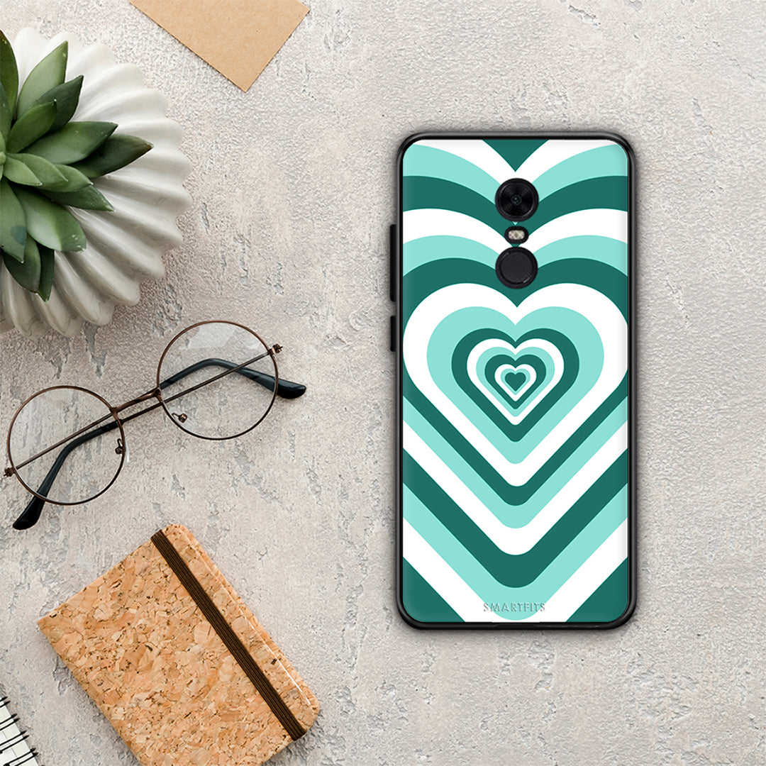 Green Hearts - Xiaomi Redmi 5 Plus θήκη