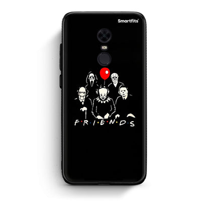 Xiaomi Redmi 5 Plus Halloween Friends Θήκη από τη Smartfits με σχέδιο στο πίσω μέρος και μαύρο περίβλημα | Smartphone case with colorful back and black bezels by Smartfits